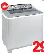 Defy 13Kg Twintub Washing Machine DTT165