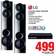 LG 4.2 DVD Home Theatre System LHD675