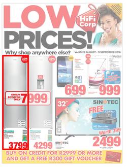 HiFi Corp : Low Prices (29 Aug - 11 Sep 2016), page 1
