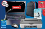 Lenovo 15.6" Ideapad Starter Bundle