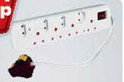 Ellies 8 Way Surge Protector FBWP3
