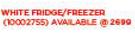 Hisense 220Ltr White Fridge / Top Freezer