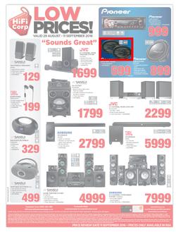 HiFi Corp : Low Prices (29 Aug - 11 Sep 2016), page 12