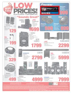 HiFi Corp : Low Prices (29 Aug - 11 Sep 2016), page 12
