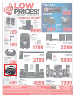HiFi Corp : Low Prices (29 Aug - 11 Sep 2016), page 12