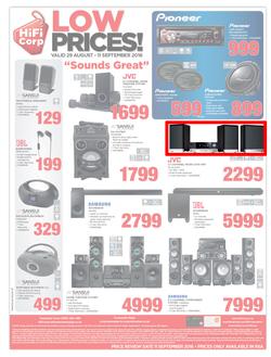 HiFi Corp : Low Prices (29 Aug - 11 Sep 2016), page 12