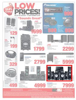 HiFi Corp : Low Prices (29 Aug - 11 Sep 2016), page 12