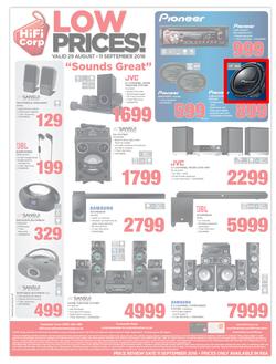 HiFi Corp : Low Prices (29 Aug - 11 Sep 2016), page 12