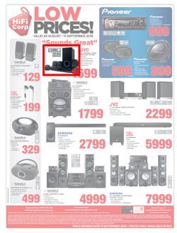 HiFi Corp : Low Prices (29 Aug - 11 Sep 2016), page 12