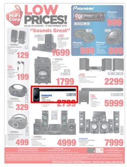 HiFi Corp : Low Prices (29 Aug - 11 Sep 2016), page 12