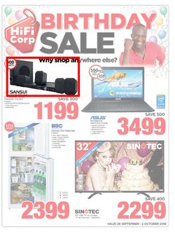HiFi Corp : Birthday Sale (26 Sep - 2 Oct 2016), page 1