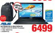 ASUS NOTEBOOK&BACKPACK