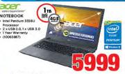 ACER NOTEBOOK 4GB