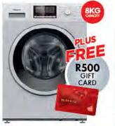 Hisense 8Kg Front Loader Washing Machine WFH8014S