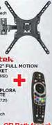 Loctek 17-52" Full Motion Bracket+ A6 Explora Remote
