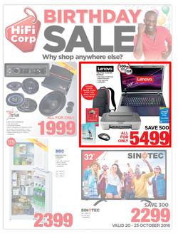 HiFi Corp : Birthday Sale (20 Oct - 23 Oct 2016), page 1
