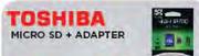 Toshiba 16GB Micro SD+ Adapter