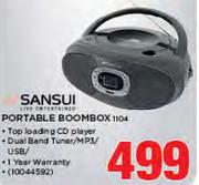 Sansui Portable Boombox 1104