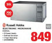 Russell Hobbs 20Ltr Electronic Microwave RHEM21L
