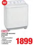Defy Twin Tub Washing Machine DTT166