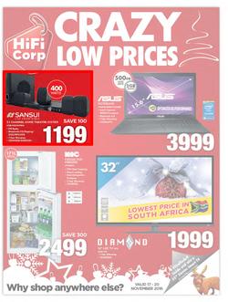 HiFi Corp : Crazy Low Prices (17 Nov - 20 Nov 2016), page 1