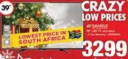 Sansui 39" HD Ready LED TV SLED-39HDR