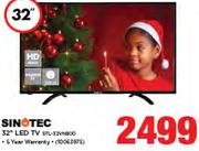 Sinotec 32" HD Ready LED TV STL-32N80D