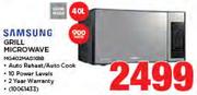 Samsung 40Ltr Grill Microwave MG402MADXBB
