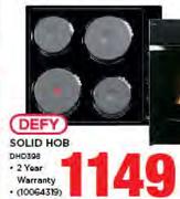Defy Solid Hob DHD398