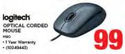 Logitech Optical Corded Mouse M90