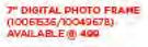 Fotomate 7" Digital Photo Frame-Each