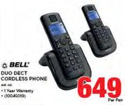 Bell Duo Dect Cordless Phone AIR-02-Per Pair