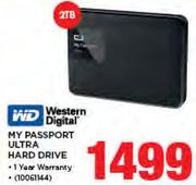 WD 2TB My Passport Ultra Hard Drive