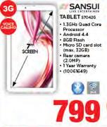Sansui 7" Tablet S7042G