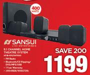 Sansui 5.1 Channel Home Theatre System HTIB-1011/SHT800