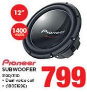 Pioneer 12" Subwoofer 310D/311D