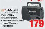 Sansui Portable Radio POR501A