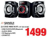 Sansui 2.0 DVD Mini Hi-Fi+ BT SDH-100BT