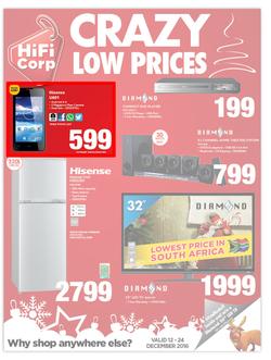 HiFi Corp : Crazy Low Prices (12 Dec - 24 Dec 2016), page 1