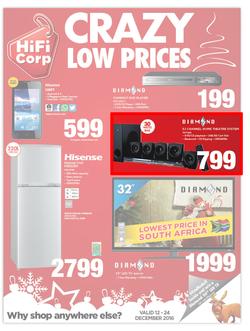 HiFi Corp : Crazy Low Prices (12 Dec - 24 Dec 2016), page 1