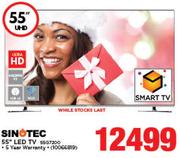 Sinotec 55" UHD Smart LED TV 55G7200
