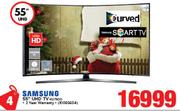 Samsung 55" Smart Curved UHD TV KU7500