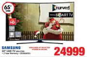 Samsung 65" Smart Curved UHD TV 65KU7350