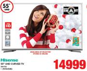 Hisense 55" UHD Smart Curved TV 