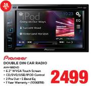 Pioneer Double Din Car Radio AVH-195DVD