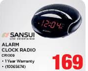 Sansui Alarm Clock Radio CR1009
