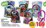 Disney/DC Kids Headphones-Each