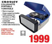 Crosley Collegiatte Portable Turntable