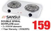 Sansui Double Spiral Hotplate SSH01
