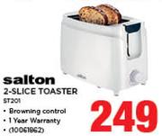 Salton 2 Slice Toaster ST201
